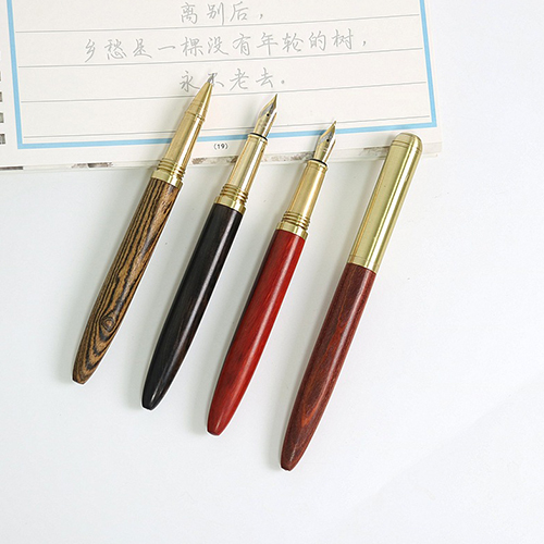 黃銅檀木商務鋼筆木頭簽字筆