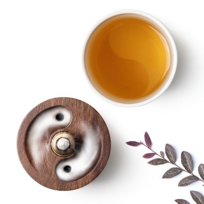 五行骨瓷精品旅行檀香香爐茶具