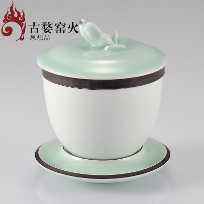 古婺窯火 玉青瓷快客杯