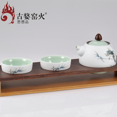 古婺窯火 一壺二杯功夫茶具