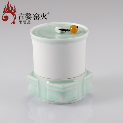 古婺窯火 3件套茶漏茶具
