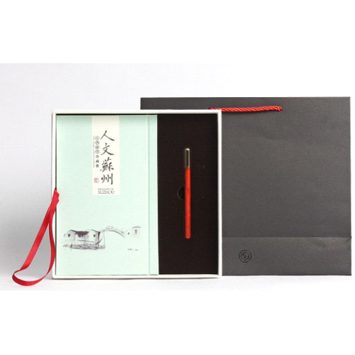 人文蘇州真絲郵票冊