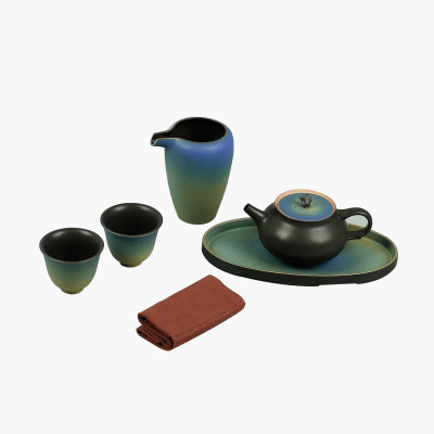 故宮 千里江山成套茶具套裝