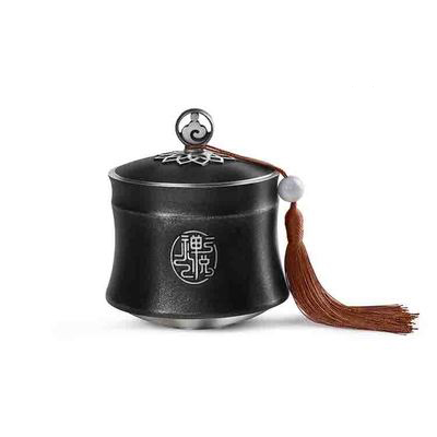純錫禪悅茶葉罐